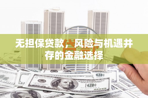 夏县无担保贷款，风险与机遇并存的金融选择
