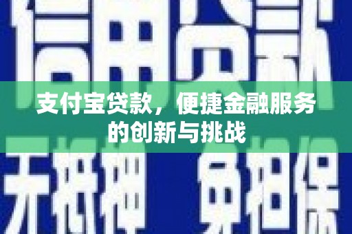 夏县支付宝贷款，便捷金融服务的创新与挑战