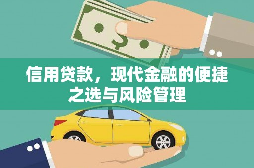 夏县信用贷款，现代金融的便捷之选与风险管理