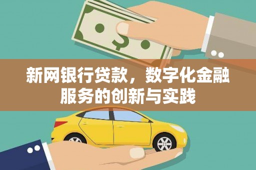 夏县新网银行贷款，数字化金融服务的创新与实践