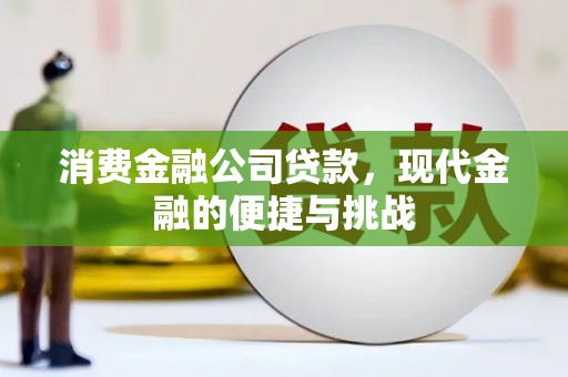 夏县消费金融公司贷款，现代金融的便捷与挑战