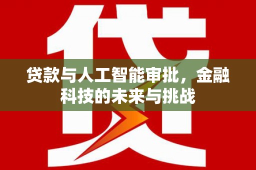 夏县贷款与人工智能审批，金融科技的未来与挑战