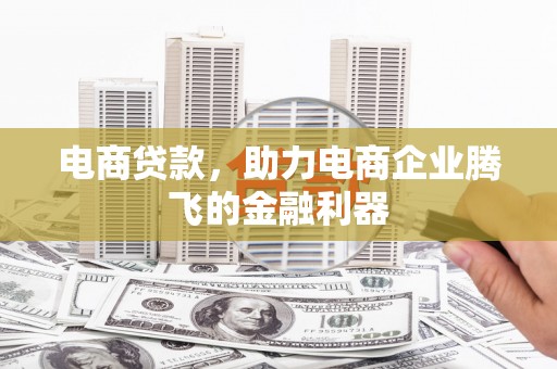 夏县电商贷款，助力电商企业腾飞的金融利器