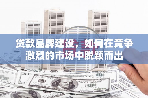 夏县贷款品牌建设，如何在竞争激烈的市场中脱颖而出
