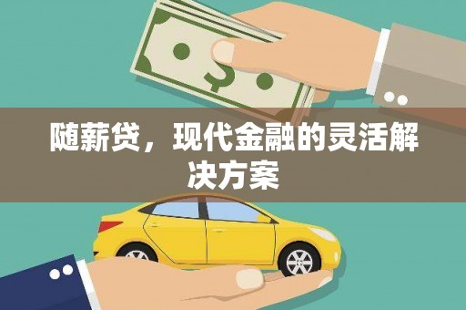 夏县随薪贷，现代金融的灵活解决方案