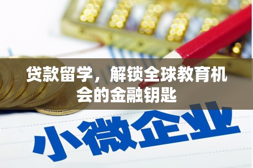 夏县贷款留学，解锁全球教育机会的金融钥匙
