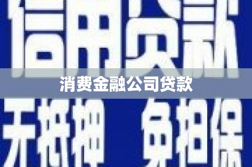 夏县消费金融公司贷款