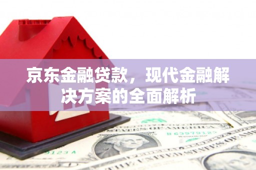 夏县京东金融贷款，现代金融解决方案的全面解析