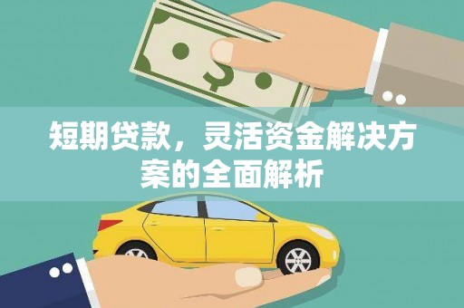 夏县短期贷款，灵活资金解决方案的全面解析