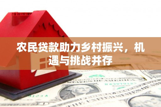 夏县农民贷款助力乡村振兴，机遇与挑战并存