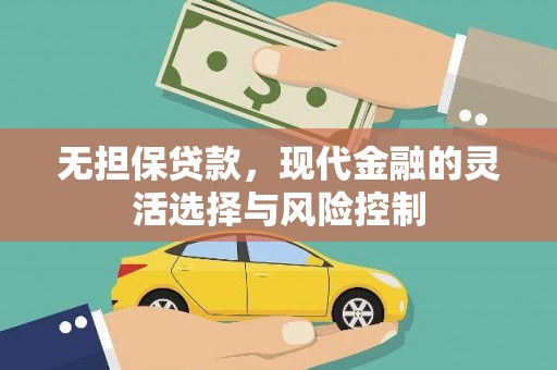 夏县无担保贷款，现代金融的灵活选择与风险控制