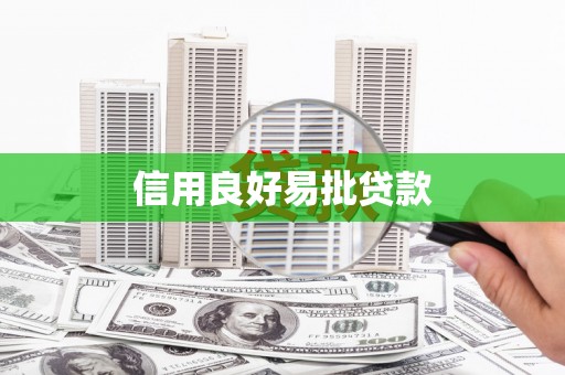 夏县信用良好易批贷款