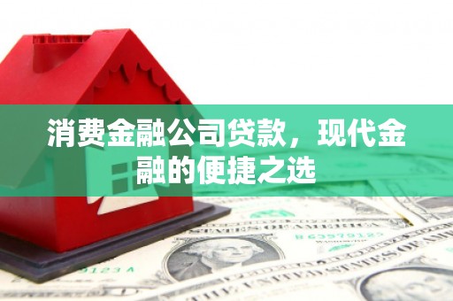 夏县消费金融公司贷款，现代金融的便捷之选
