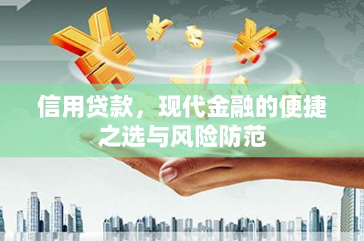 夏县信用贷款，现代金融的便捷之选与风险防范