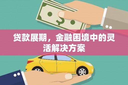 夏县贷款展期，金融困境中的灵活解决方案
