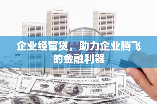 夏县企业经营贷，助力企业腾飞的金融利器