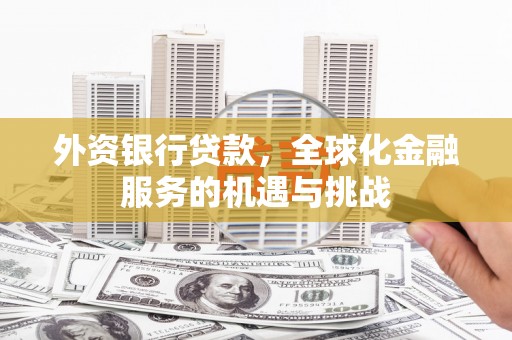 夏县外资银行贷款，全球化金融服务的机遇与挑战