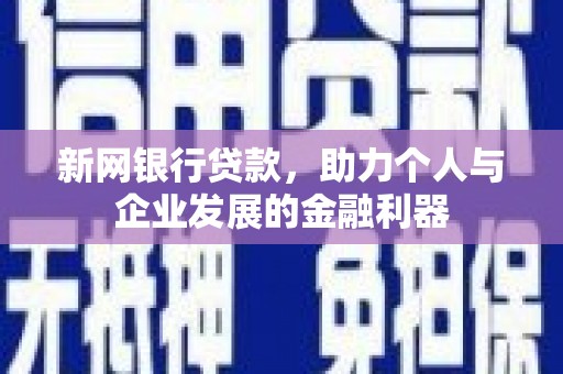 夏县新网银行贷款，助力个人与企业发展的金融利器