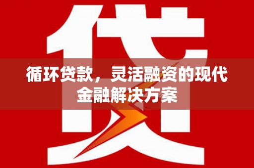 夏县循环贷款，灵活融资的现代金融解决方案