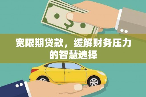 夏县宽限期贷款，缓解财务压力的智慧选择
