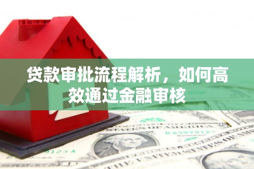 夏县贷款审批流程解析，如何高效通过金融审核