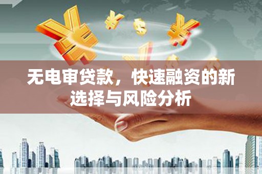 夏县无电审贷款，快速融资的新选择与风险分析