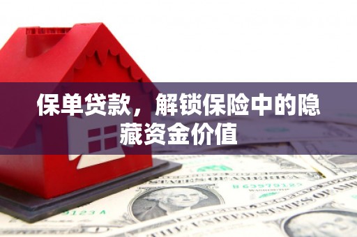 夏县保单贷款，解锁保险中的隐藏资金价值