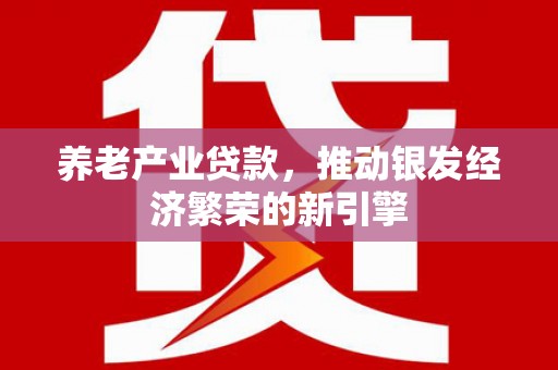 夏县养老产业贷款，推动银发经济繁荣的新引擎