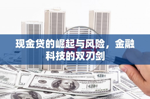 夏县现金贷的崛起与风险，金融科技的双刃剑