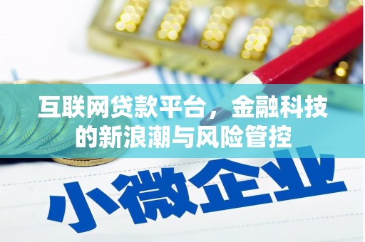 夏县互联网贷款平台，金融科技的新浪潮与风险管控