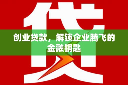夏县创业贷款，解锁企业腾飞的金融钥匙